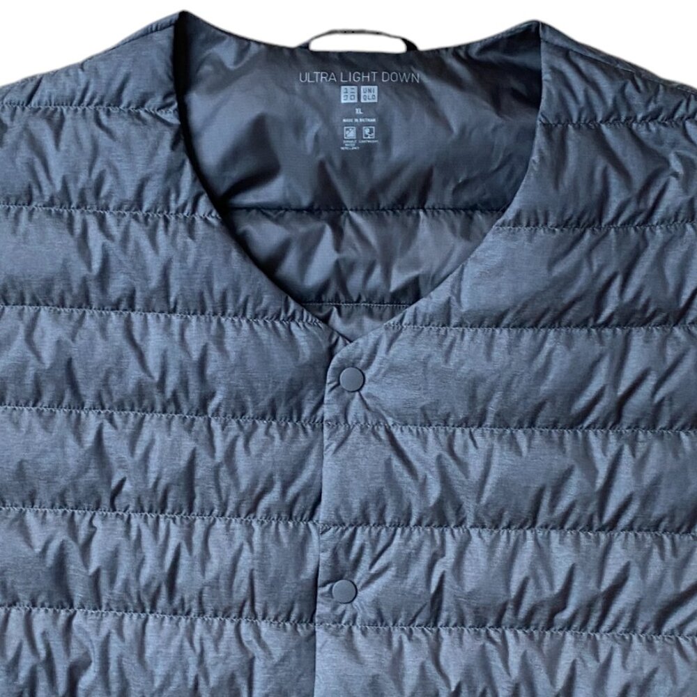 Uniqlo Ultra Light Down Puffer Vest Packable Gorpcore Hiking Water Repellant-XL - Picture 2 of 12